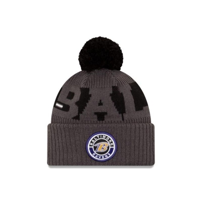 Sapca New Era Baltimore Ravens NFL Alternate Cold Weather Sport Knit Beanie - Violet